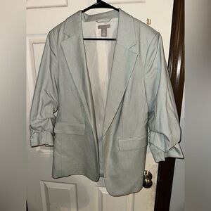 H&M Women's Soft Blue Blazer